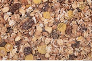 Photo Texture of Oatmeal with Dried Fruit 0002
